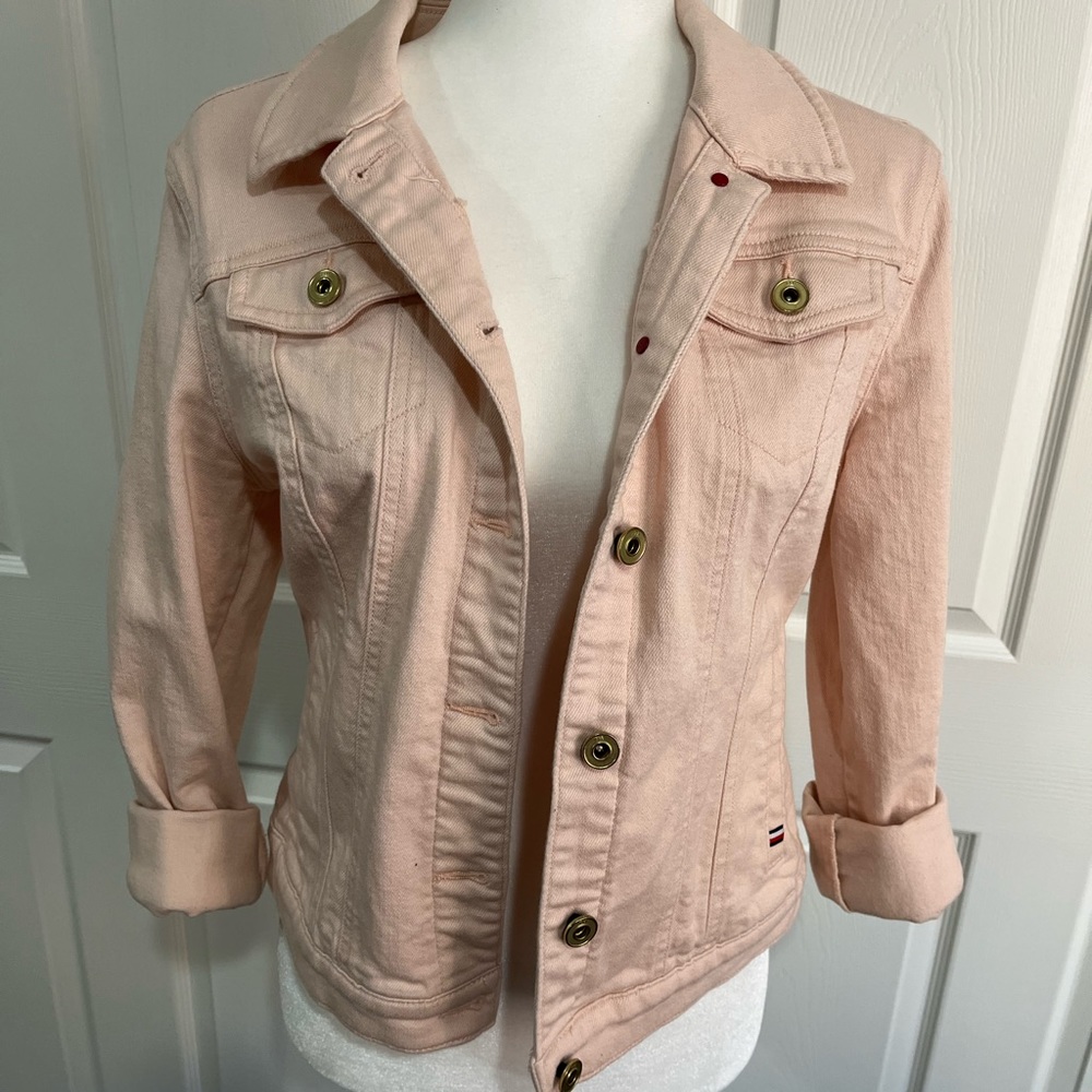 Tommy Hilfiger Pink Denim Jacket